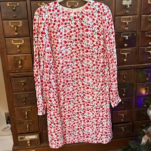 LOFT Cherry Dress Size M